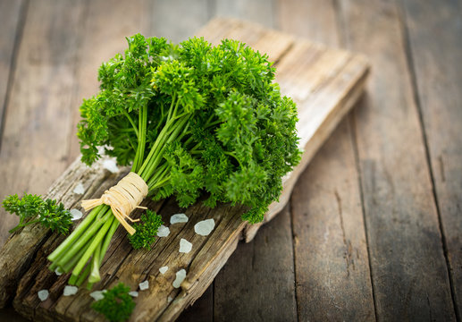 Fresh organic parsley
