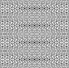 Vector monochrome seamless pattern, repeat ornamental background, angled geometric tiles, thin lines. Black & white abstract endless texture. Design element for prints, identity, decoration, digital