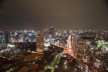 Fototapeta na wymiar tokyo tv tower view