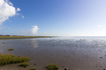 Wattenmeer am Juister Hafen