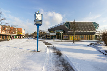 Obraz premium Winter in Karlsruhe - Neureut