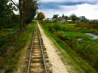 Obraz premium Узкоколейка