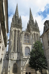 Fototapeta na wymiar Quimper - Kathedrale