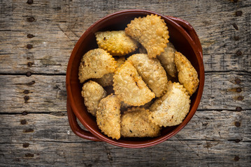 Traditional Bocconotti pastries