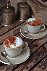 Cup of capuccino