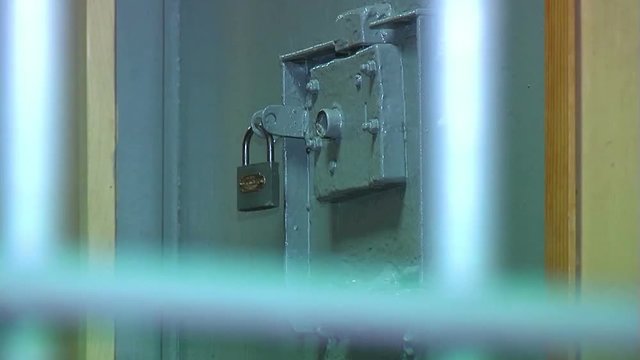 Prison Bars Locked