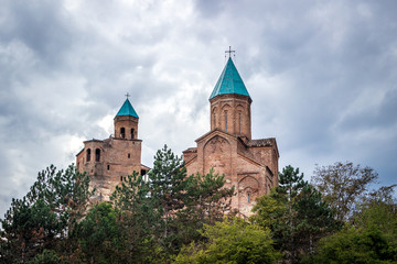 Fototapeta na wymiar Gremi citadel and Church of the Archangels in Kakheti Georgia