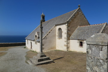 Fototapeta na wymiar Kapelle an der Pointe du Van