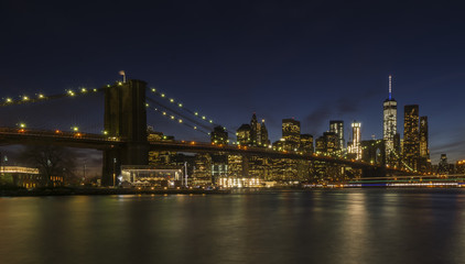 Naklejka premium Brooklyn Bridge in New York