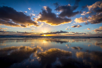 Sunrise on the beach