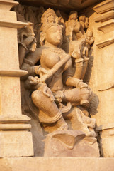 Sculptures of gods, mythical figures