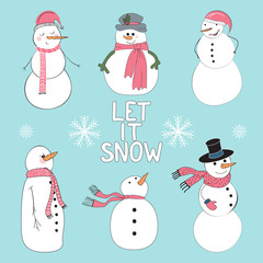 Vector Christmas Messages and objects.