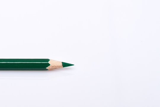 Color pencil isolated over white background