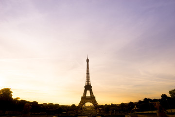 Fototapeta na wymiar Eiffel tower Paris, France