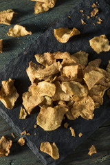 Organic Baked Celery Root Chips