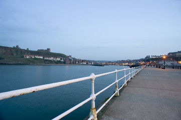 Fototapeta na wymiar Whitby from the West Pier