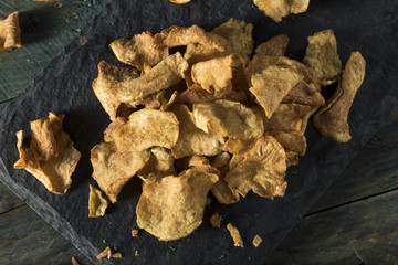 Organic Baked Celery Root Chips