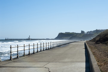 Whitby north promenade