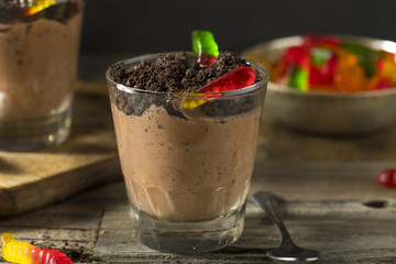 Homemade Chocolate Dirt Pudding