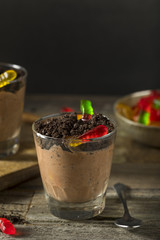 Homemade Chocolate Dirt Pudding