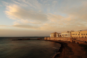 Tramonto a Gallipoli nel salento