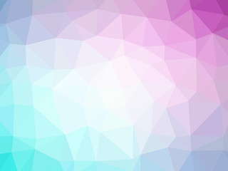 Abstract purple blue gradient polygon shaped background