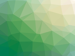 Green yellow gradient abstract polygon shaped background