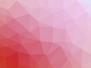 Obraz premium Red pink gradient abstract polygon shaped background
