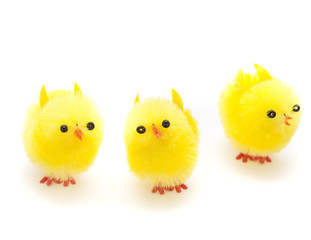Yellow Easter chickens