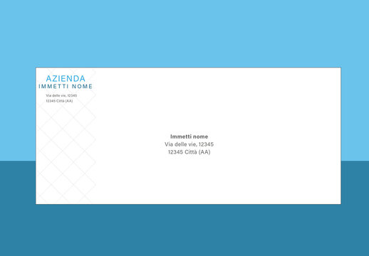 Layout busta semplice