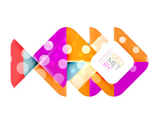 Glittering abstract geometric background