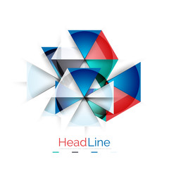 Triangle abstract background