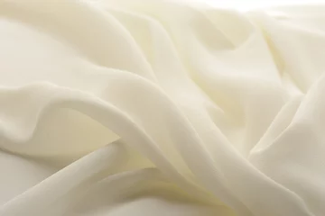Photo sur Plexiglas Poussière Matériel de fond en tissu blanc