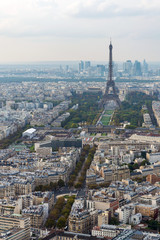 Paris skyline panorama