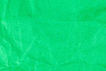 Crumpled green paper textures for backgrounds, Green recycle pap