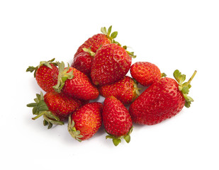 Fototapeta na wymiar Group of strawberries