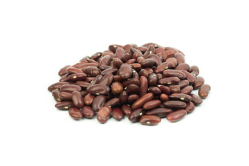 Red bean isolated on white background
