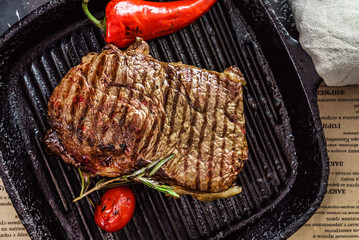 grilled steak