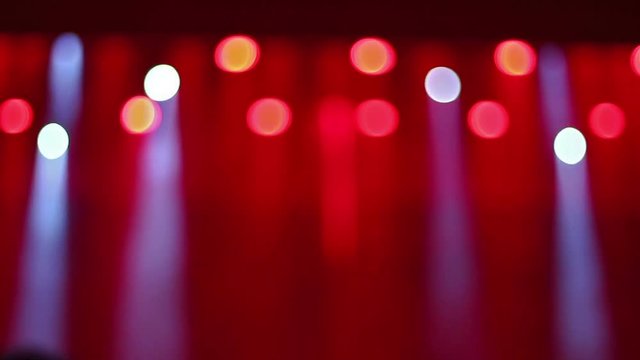 Light and color with beautiful in the concert at night.
