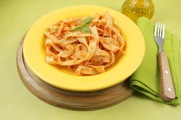 tagliatelles à la tomate 22102016