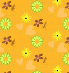 Cute pattern geometric yellow