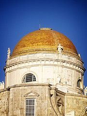 Fototapeta premium Dome of Cadiz Cathedral