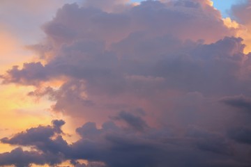 Sunrise. Colorful Sky and Cloud, Beautiful nature sky soft cloud
