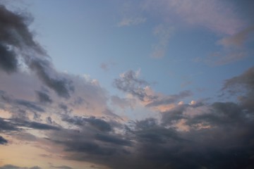 Sunrise. Colorful Sky and Cloud, Beautiful nature sky soft cloud