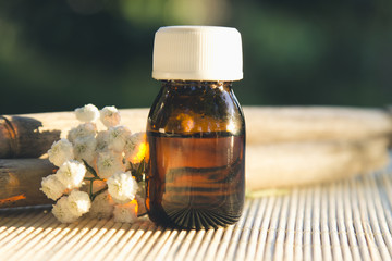 spa treatment with natural body oils