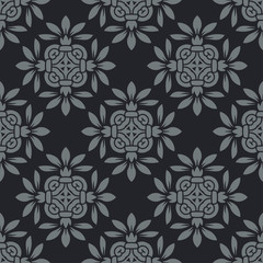 Seamless vector pattern design made in old vintage style