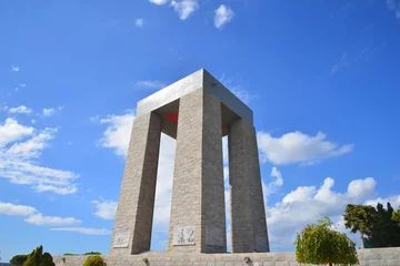 Fototapete Historisches Gebäude Çanakkale-Märtyrer-Denkmal