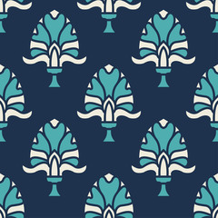 Seamless vector pattern design made in old vintage style