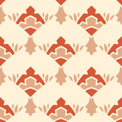 Seamless vector pattern design made in old vintage style