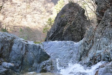 Fototapeta na wymiar 日本の滝百選 早戸大滝